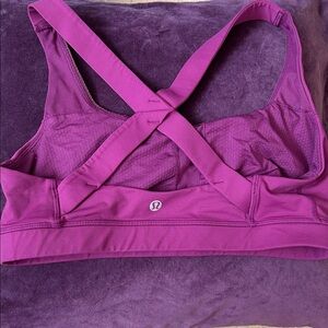 lululemon athletica Magenta Cross-Back Sports Bra